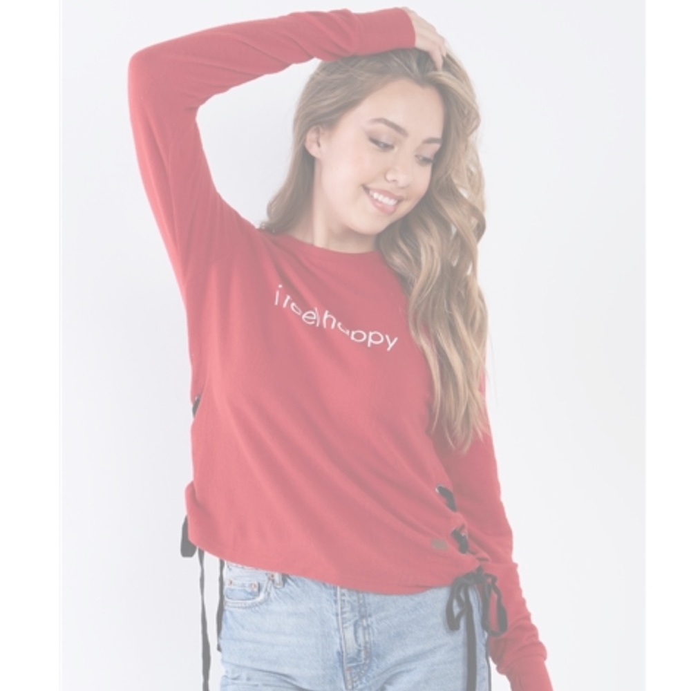 Peace Love World Feel Happy Sweater